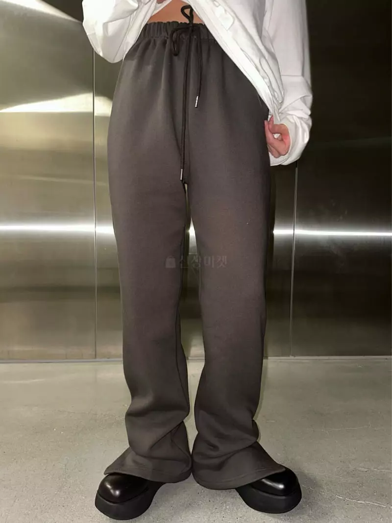 Maint - Korean Women Fashion - #momslook - Fleece Terry Pants - 6