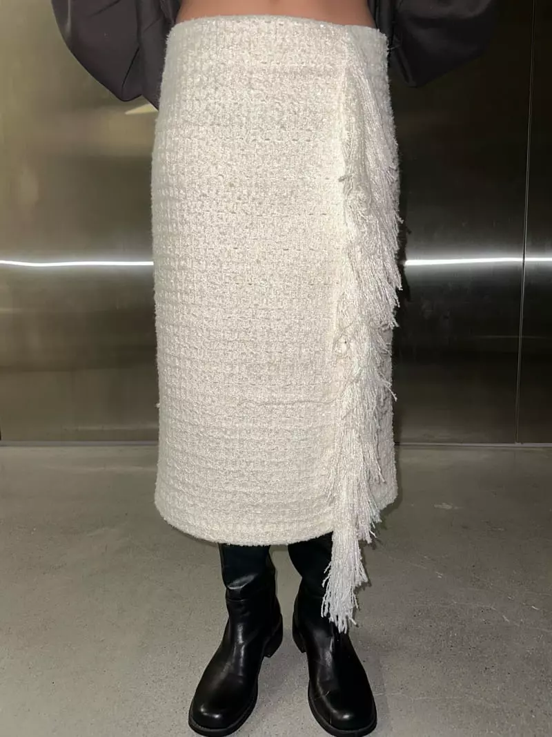 Maint - Korean Women Fashion - #momslook - Twid Skirt - 10