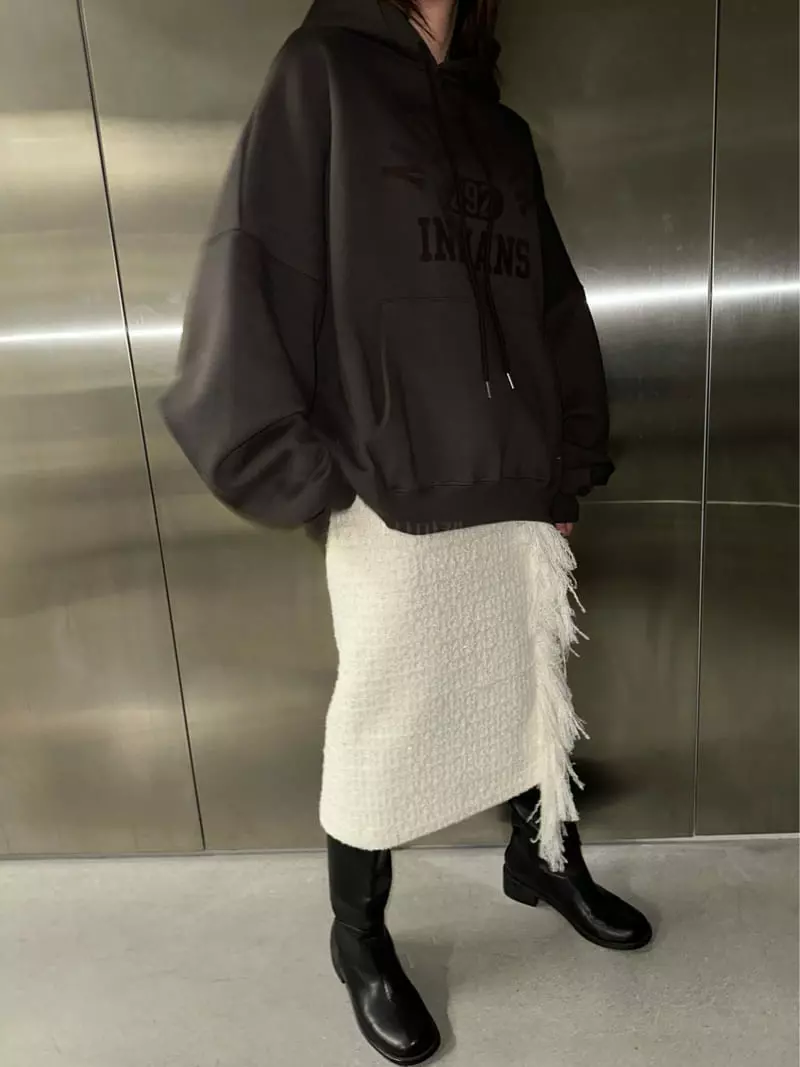 Maint - Korean Women Fashion - #momslook - Twid Skirt - 8