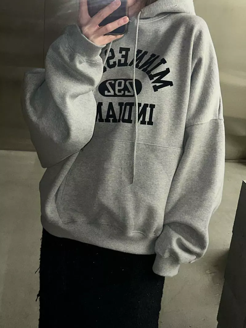 Maint - Korean Women Fashion - #thatsdarling - Boxy Hoody Tee - 5