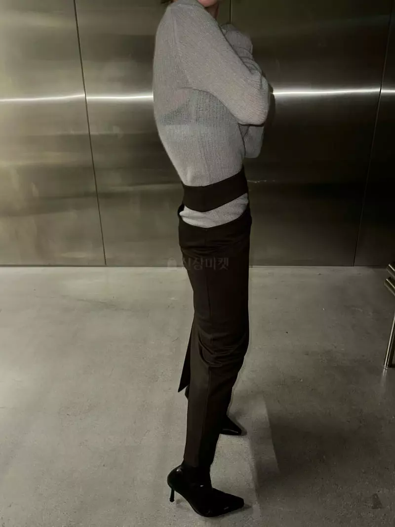 Maint - Korean Women Fashion - #womensfashion - Whole Slit Skirt - 3