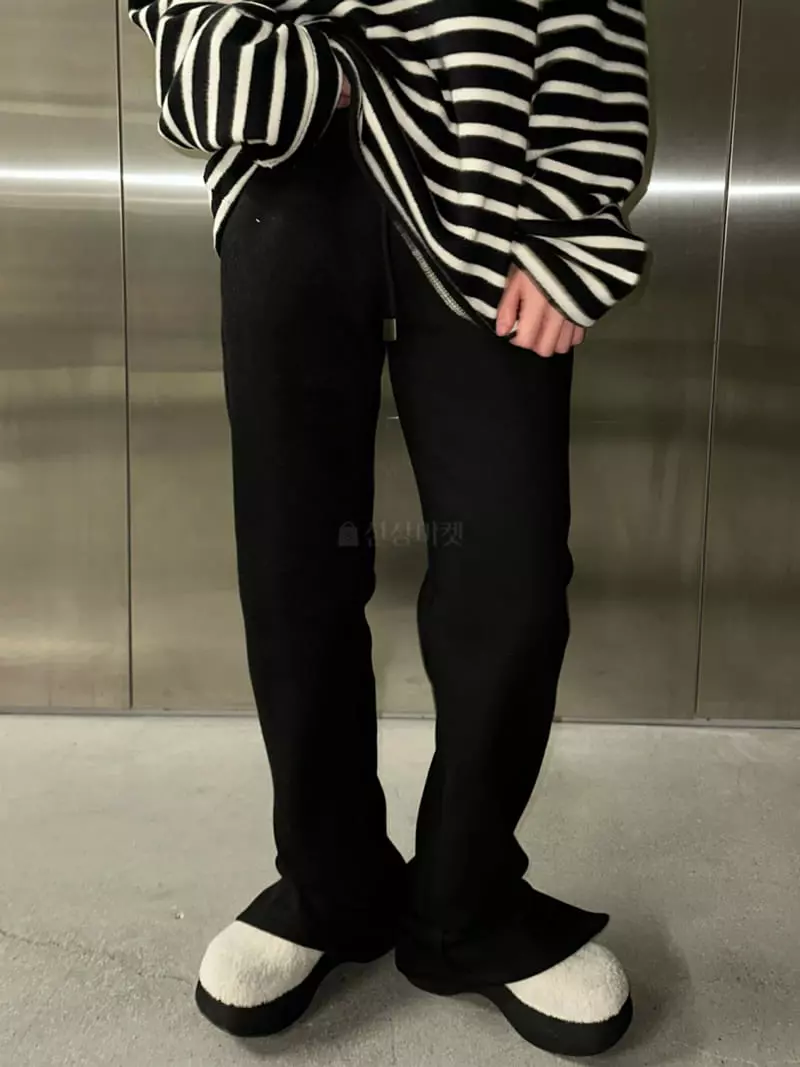 Maint - Korean Women Fashion - #womensfashion - Fleece Terry Pants - 3