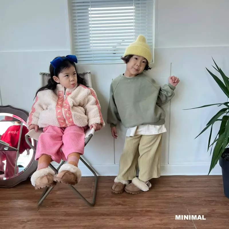 Minimal - Korean Children Fashion - #Kfashion4kids - Veloure Rib Pants - 12