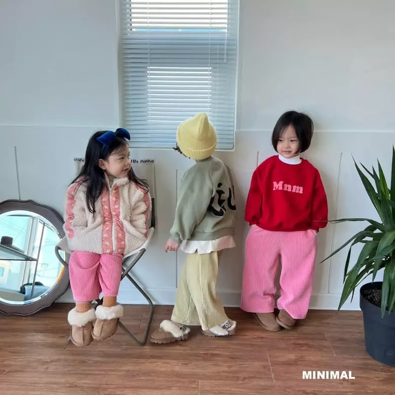 Minimal - Korean Children Fashion - #childrensboutique - Veloure Rib Pants - 5