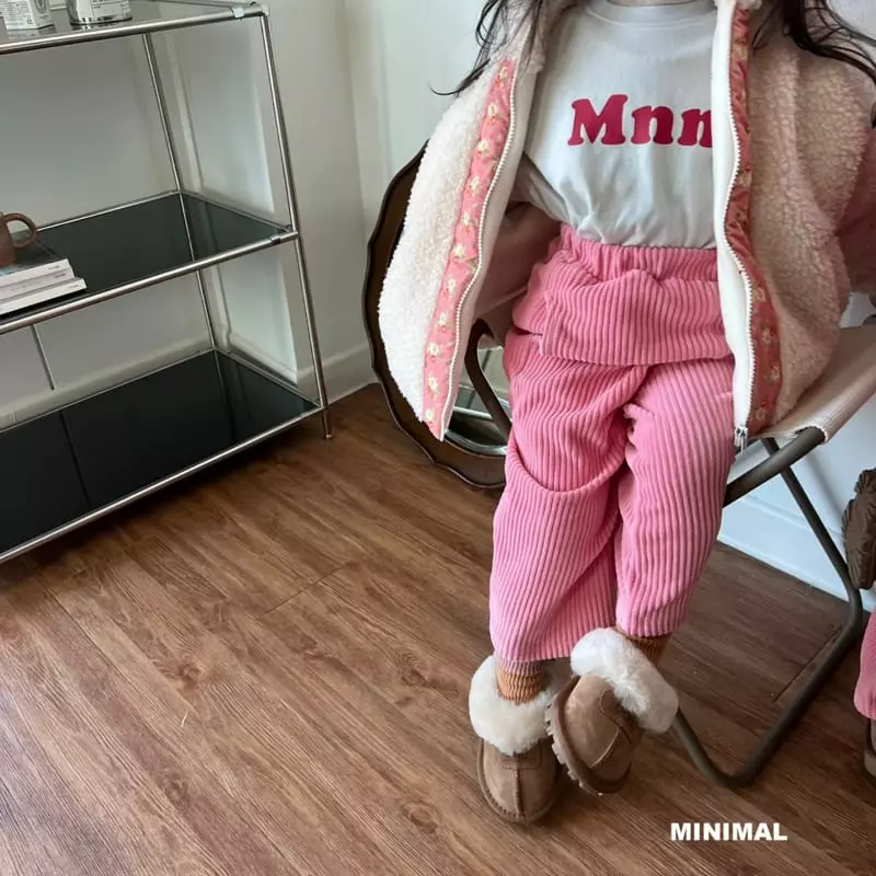 Minimal - Korean Children Fashion - #discoveringself - Veloure Rib Pants - 7