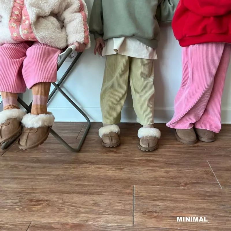 Minimal - Korean Children Fashion - #fashionkids - Veloure Rib Pants - 8