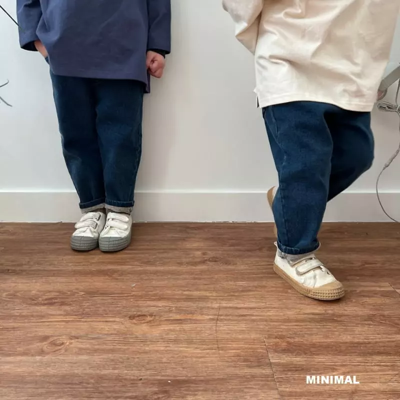 Minimal - Korean Children Fashion - #kidsshorts - Winter Fleee Jeans - 8