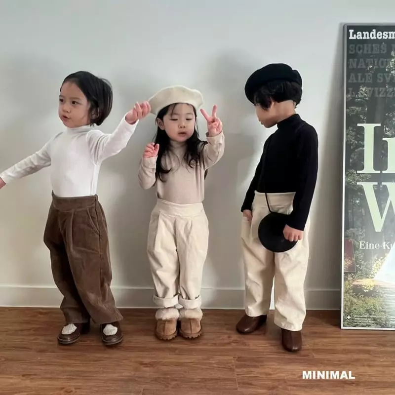 Minimal - Korean Children Fashion - #kidzfashiontrend - Half Turtleneck Tee - 12
