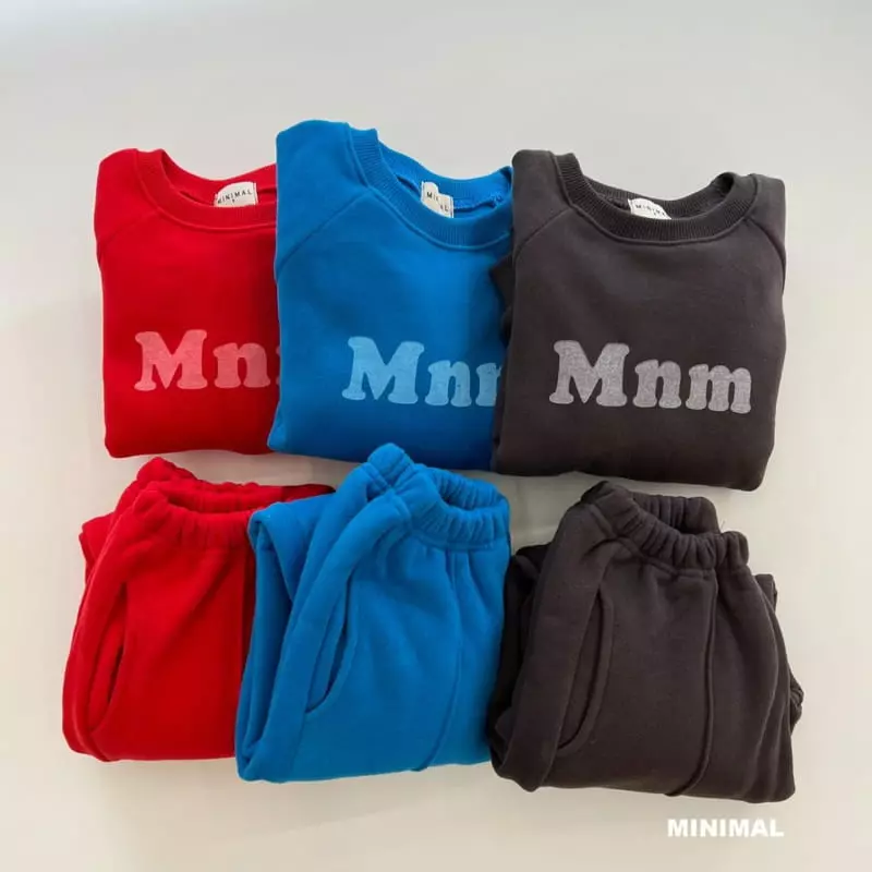 Minimal - Korean Children Fashion - #kidzfashiontrend - Fleece trainning Top Bottom Set