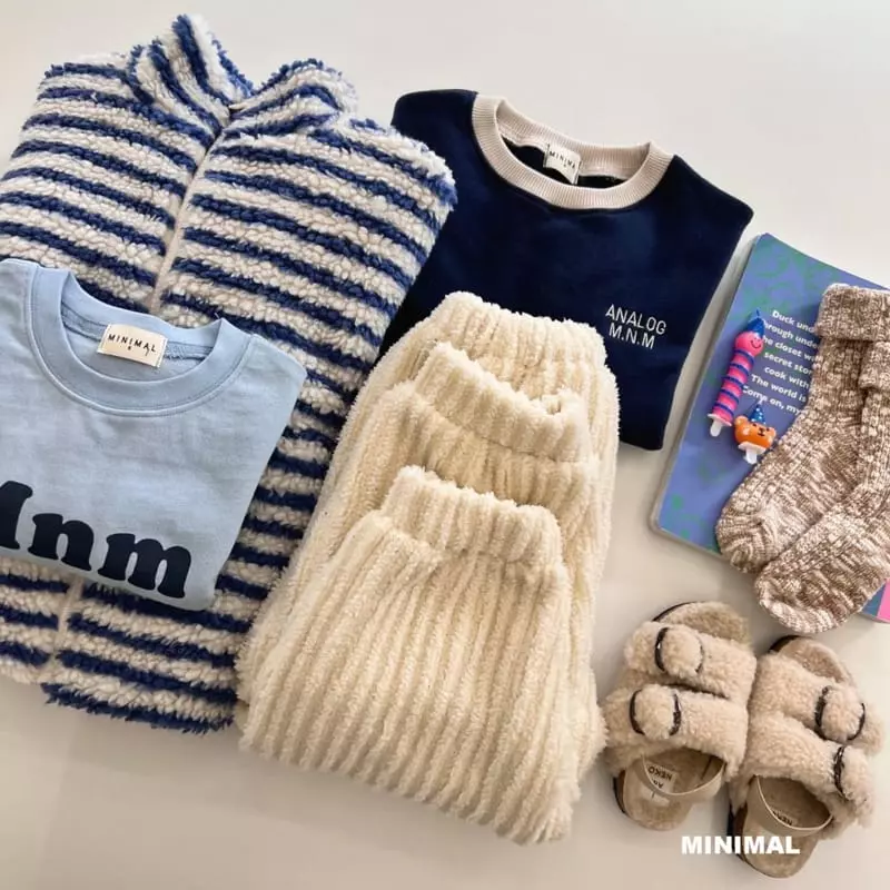Minimal - Korean Children Fashion - #magicofchildhood - Stripes Fleece Jacket - 5