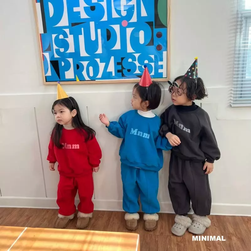 Minimal - Korean Children Fashion - #littlefashionista - Fleece trainning Top Bottom Set - 4