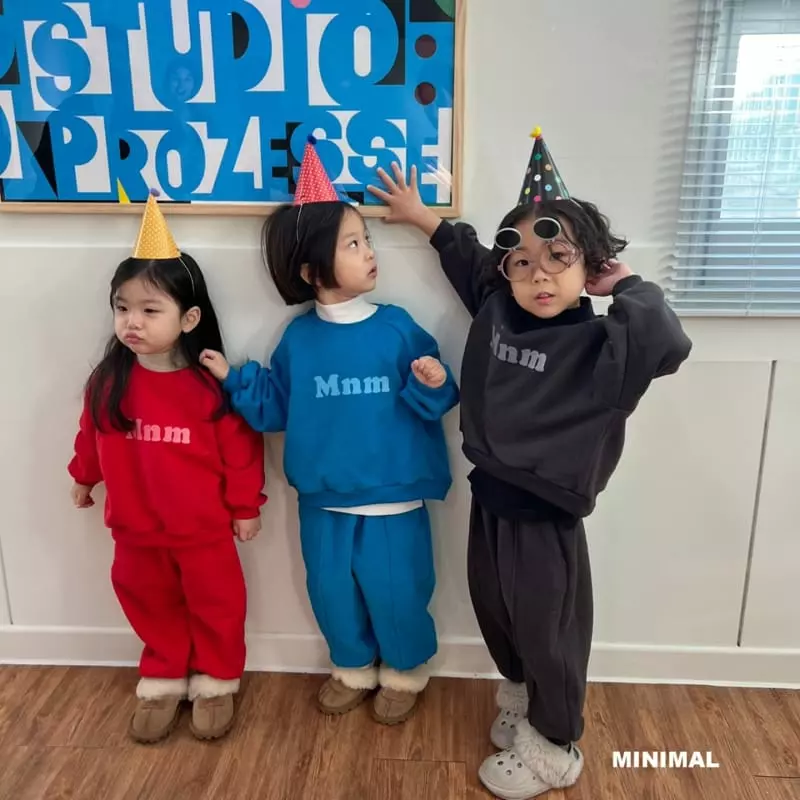 Minimal - Korean Children Fashion - #prettylittlegirls - Fleece trainning Top Bottom Set - 6