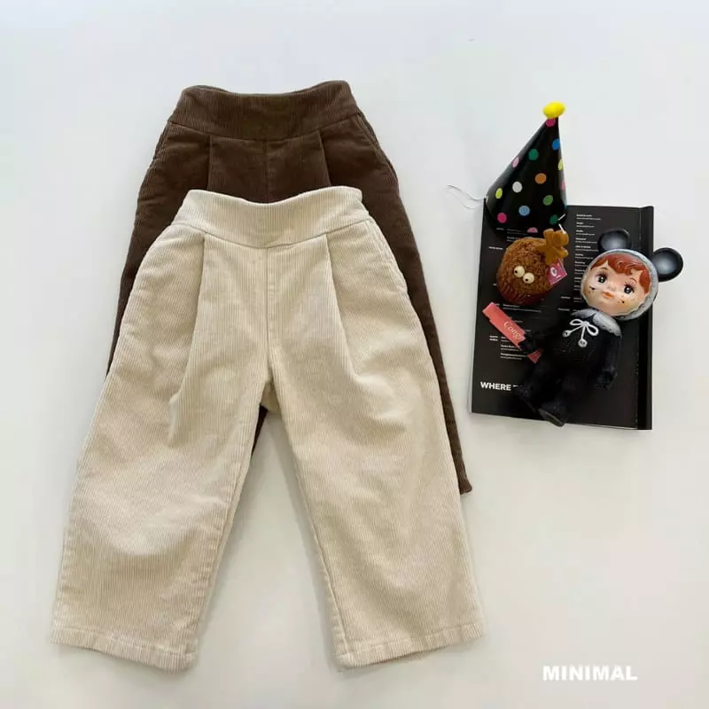 Minimal - Korean Children Fashion - #stylishchildhood - Rib Span Pants