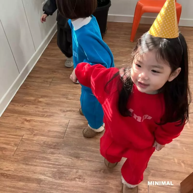Minimal - Korean Children Fashion - #todddlerfashion - Fleece trainning Top Bottom Set - 7