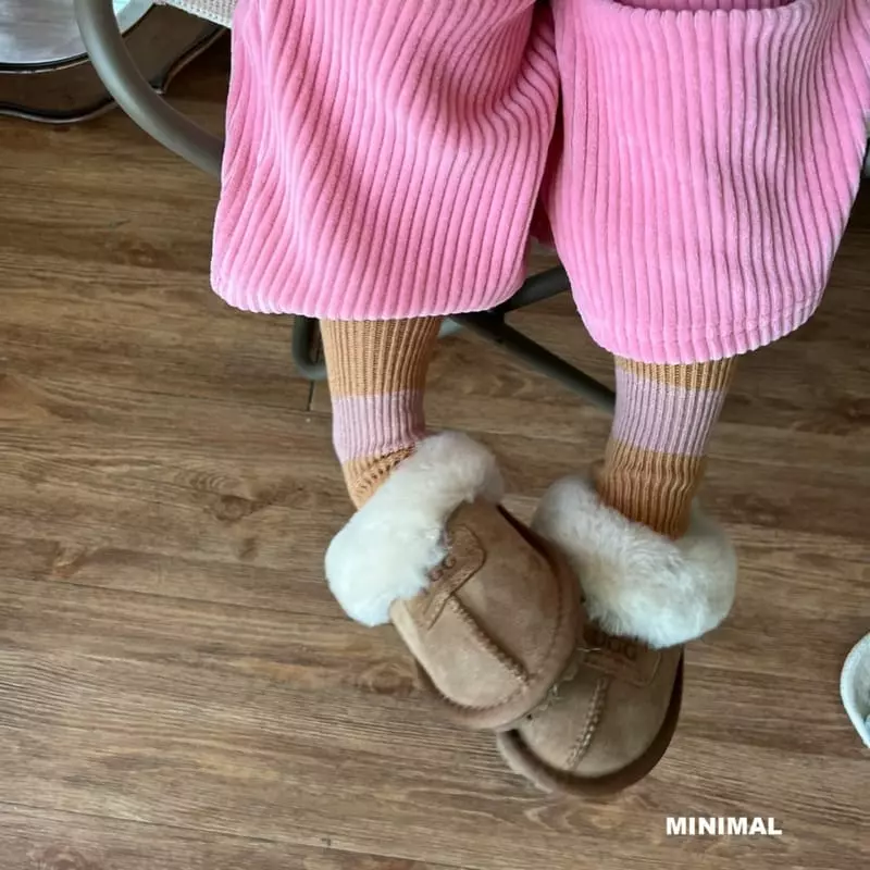 Minimal - Korean Children Fashion - #toddlerclothing - Veloure Rib Pants - 2
