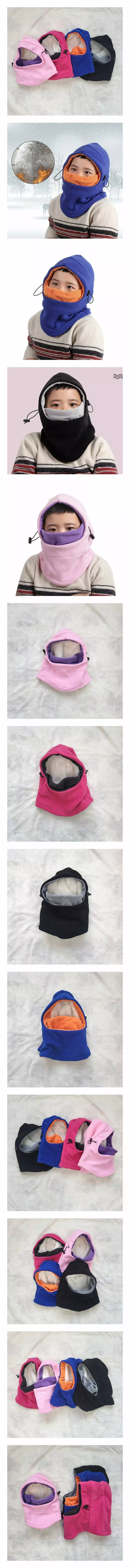 Miso - Korean Children Fashion - #childofig - Fleece Hoody Neck Warmer