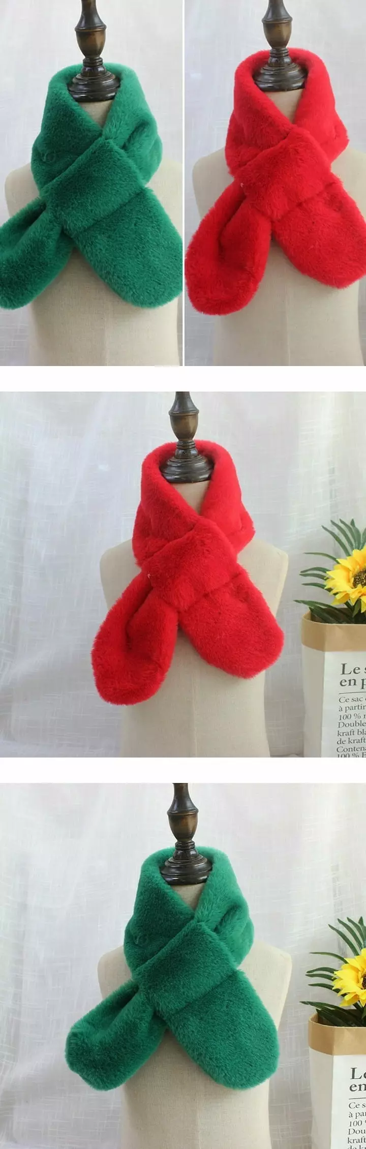 Miso - Korean Children Fashion - #kidsshorts - Christmas Mufler 80*10