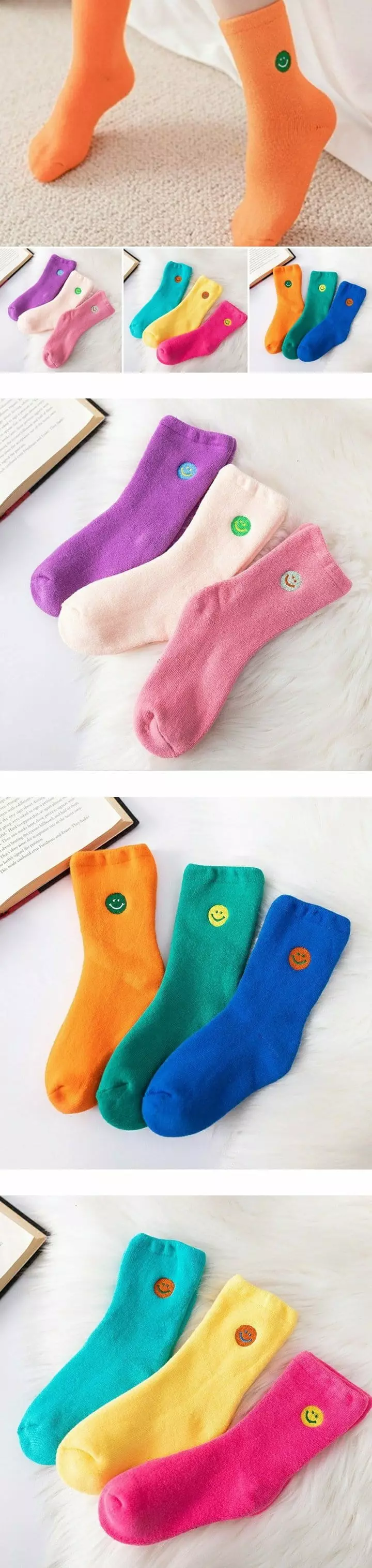 Miso - Korean Children Fashion - #kidzfashiontrend - Smile Socks Set