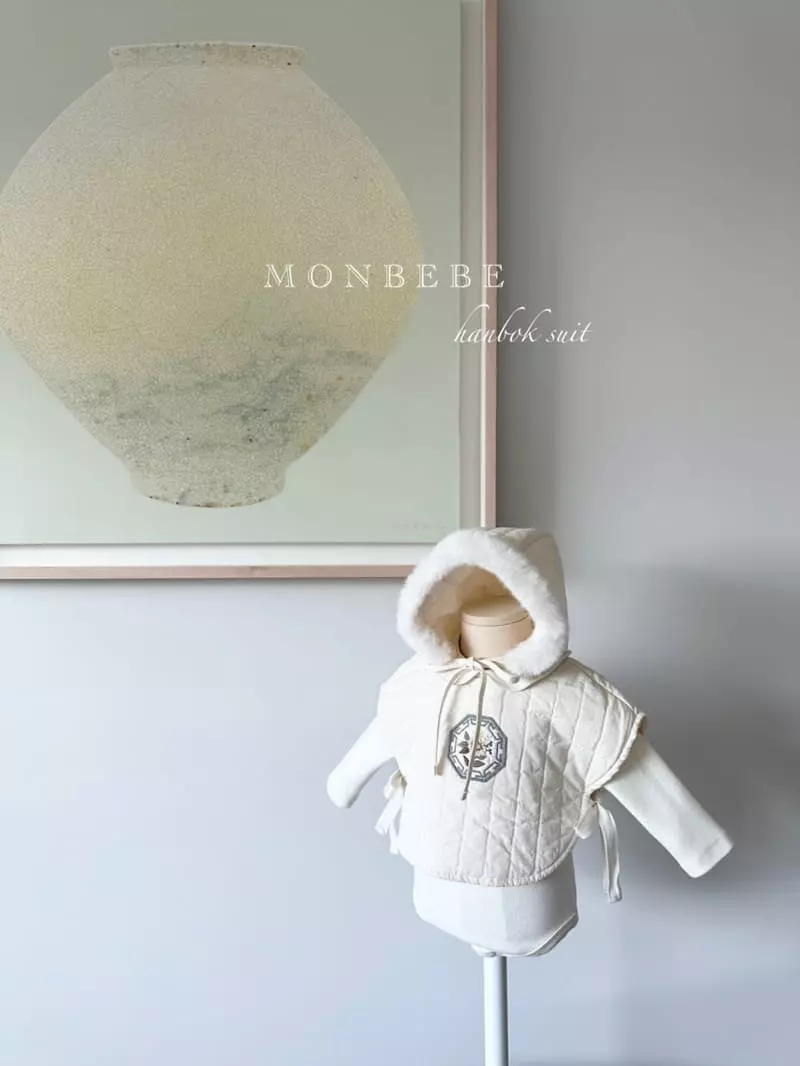 Monbebe - Korean Baby Fashion - #babyoutfit - Basic Collar Bodysuit - 10