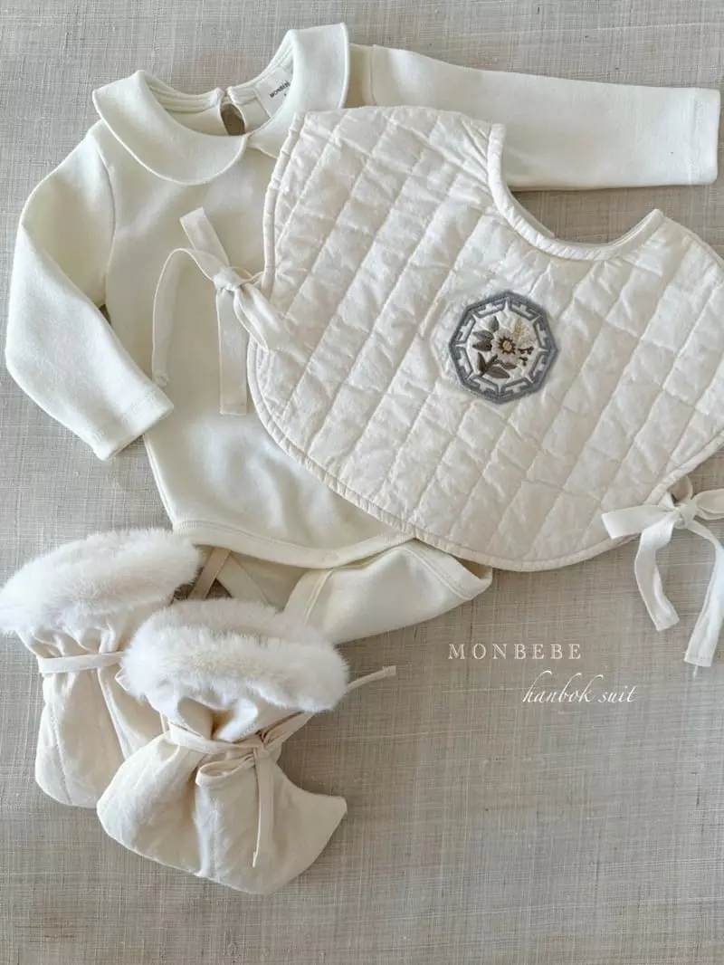 Monbebe - Korean Baby Fashion - #babywear - Basic Collar Bodysuit - 11
