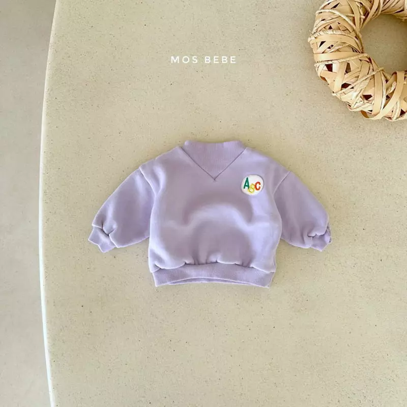 Mos Bebe - Korean Baby Fashion - #babyboutique - Abc Half Turtleneck Sweatshirt - 5