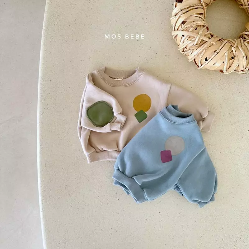 Mos Bebe - Korean Baby Fashion - #babyboutique - Shape top Bottom Set - 3