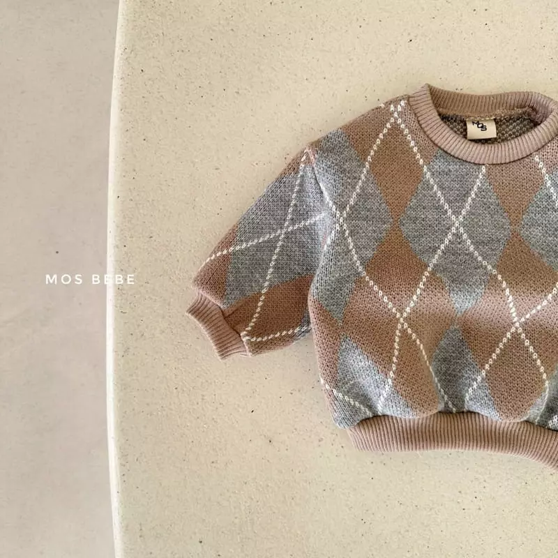 Mos Bebe - Korean Baby Fashion - #babyboutique - Holly Knit Sweatshirt - 2