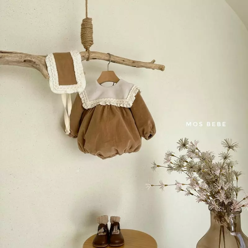 Mos Bebe - Korean Baby Fashion - #babyboutique - Caramel Culchip Bodysuit - 2