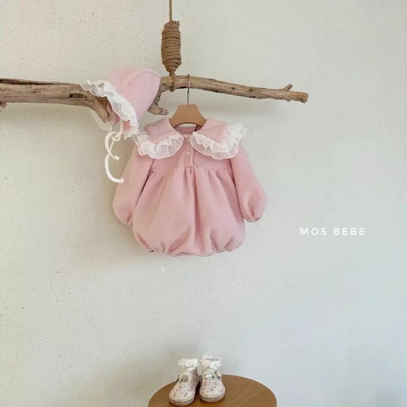 Mos Bebe - Korean Baby Fashion - #babyboutique - Cotton Candy Frill Bodysuit