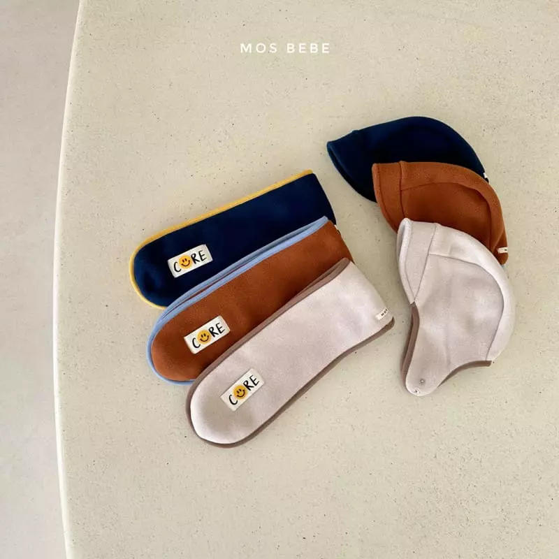Mos Bebe - Korean Baby Fashion - #babyboutiqueclothing - Vivid Hat Muffler Set - 7