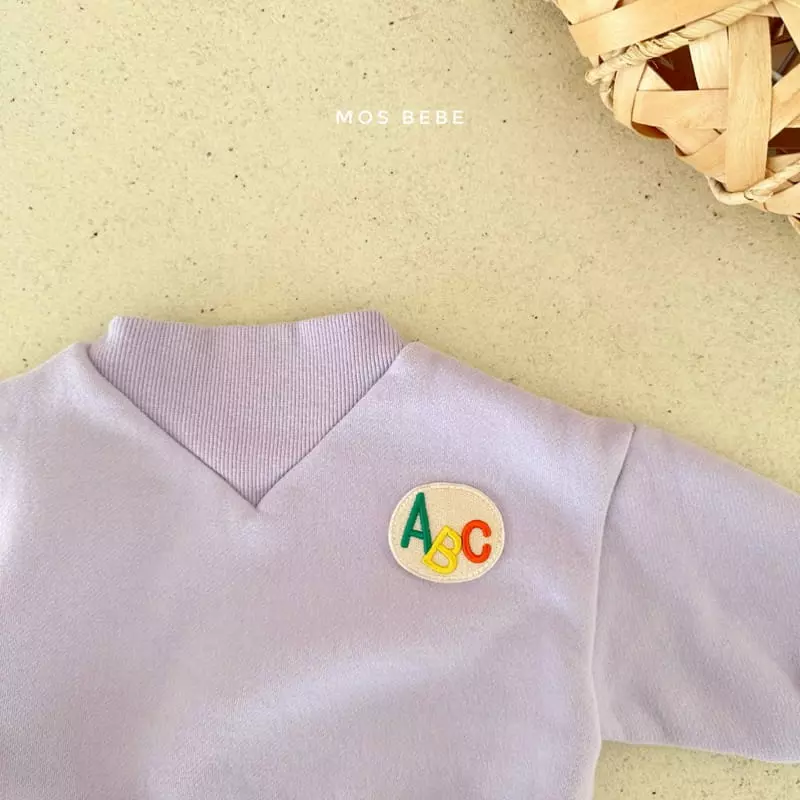 Mos Bebe - Korean Baby Fashion - #babyboutiqueclothing - Abc Half Turtleneck Sweatshirt - 6