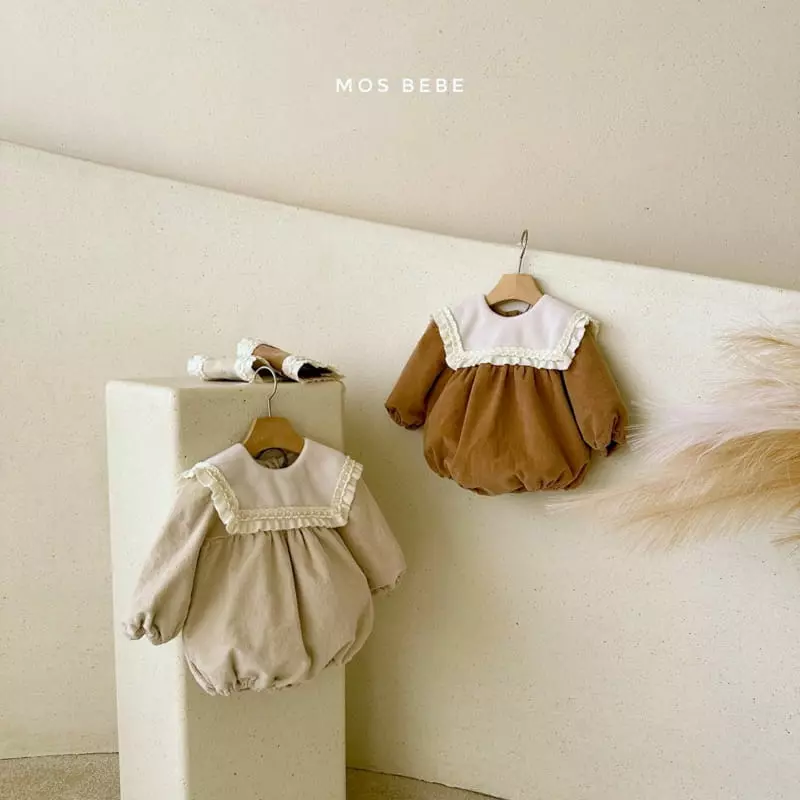 Mos Bebe - Korean Baby Fashion - #babyboutiqueclothing - Caramel Culchip Bodysuit - 3