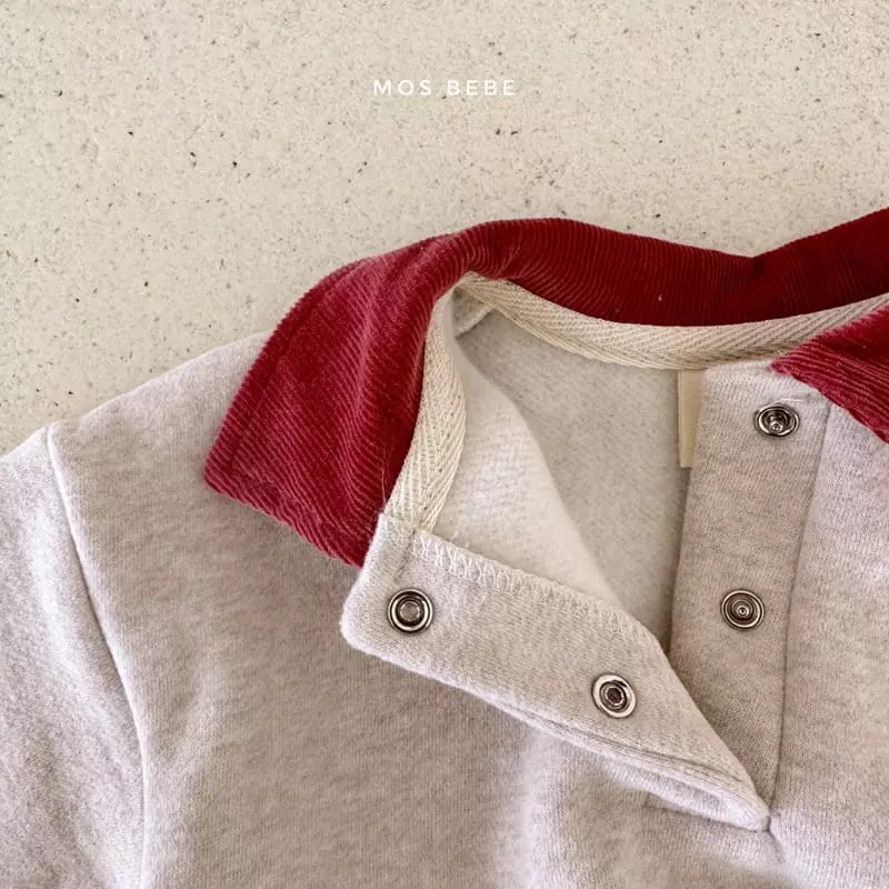 Mos Bebe - Korean Baby Fashion - #babyclothing - Going Collar Sweatshirt - 6