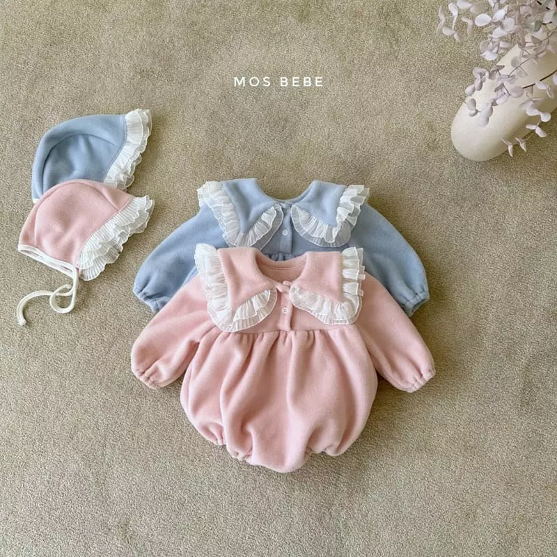 Mos Bebe - Korean Baby Fashion - #babyclothing - Cotton Candy Frill Bodysuit - 3