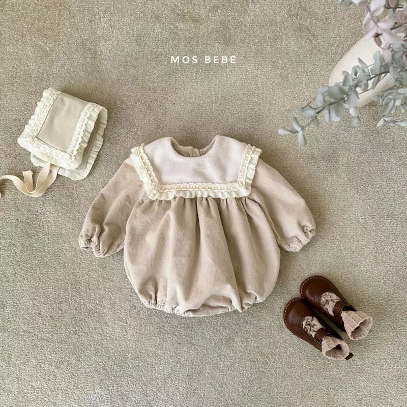 Mos Bebe - Korean Baby Fashion - #babyfashion - Caramel Culchip Bodysuit - 5