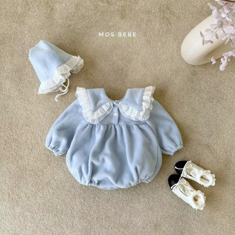 Mos Bebe - Korean Baby Fashion - #babyclothing - Cotton Candy Frill Bodysuit - 4