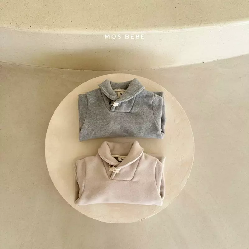 Mos Bebe - Korean Baby Fashion - #babyfever - Fluffy Shawl Bodysuit - 12