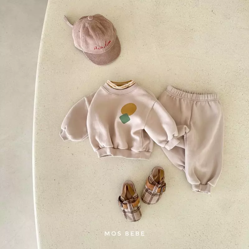 Mos Bebe - Korean Baby Fashion - #babyfever - Shape top Bottom Set - 7