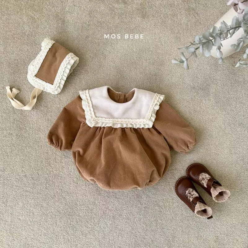 Mos Bebe - Korean Baby Fashion - #babyfever - Caramel Culchip Bodysuit - 6
