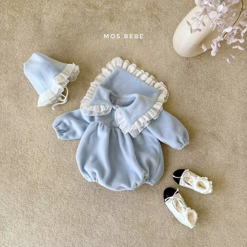 Mos Bebe - Korean Baby Fashion - #babyfever - Cotton Candy Frill Bodysuit - 5