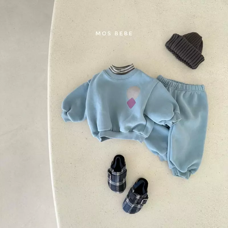 Mos Bebe - Korean Baby Fashion - #babygirlfashion - Shape top Bottom Set - 8