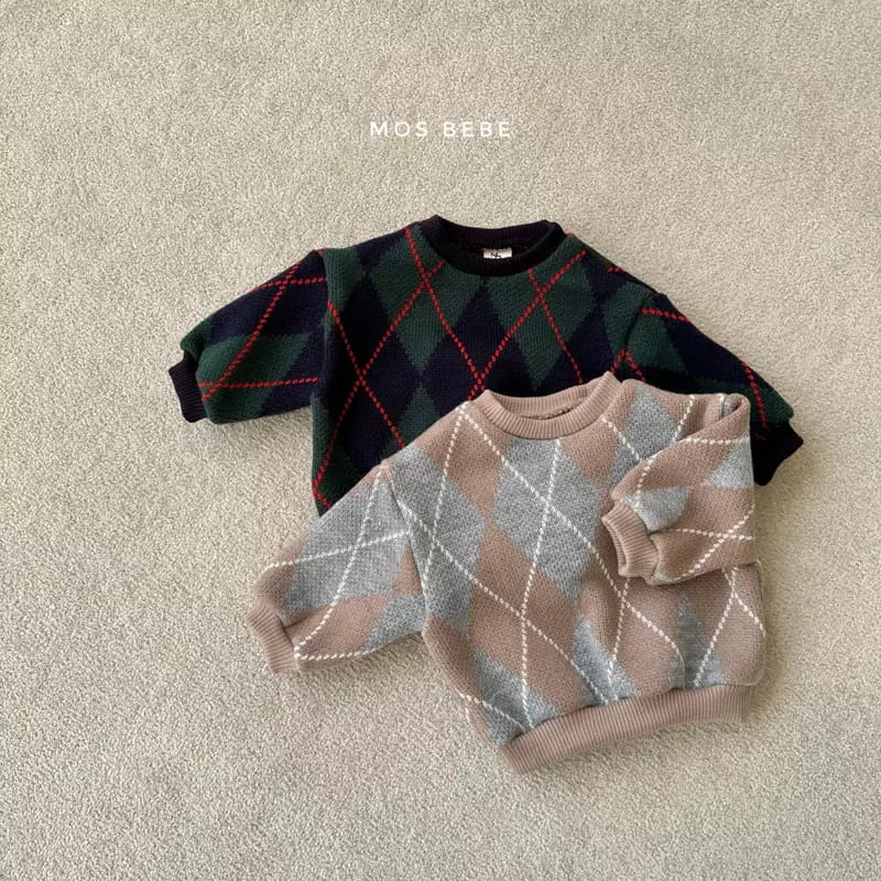 Mos Bebe - Korean Baby Fashion - #babygirlfashion - Holly Knit Sweatshirt - 7
