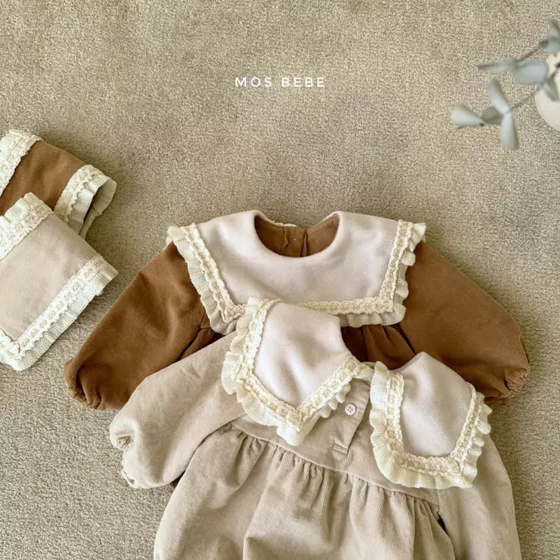 Mos Bebe - Korean Baby Fashion - #babygirlfashion - Caramel Culchip Bodysuit - 7