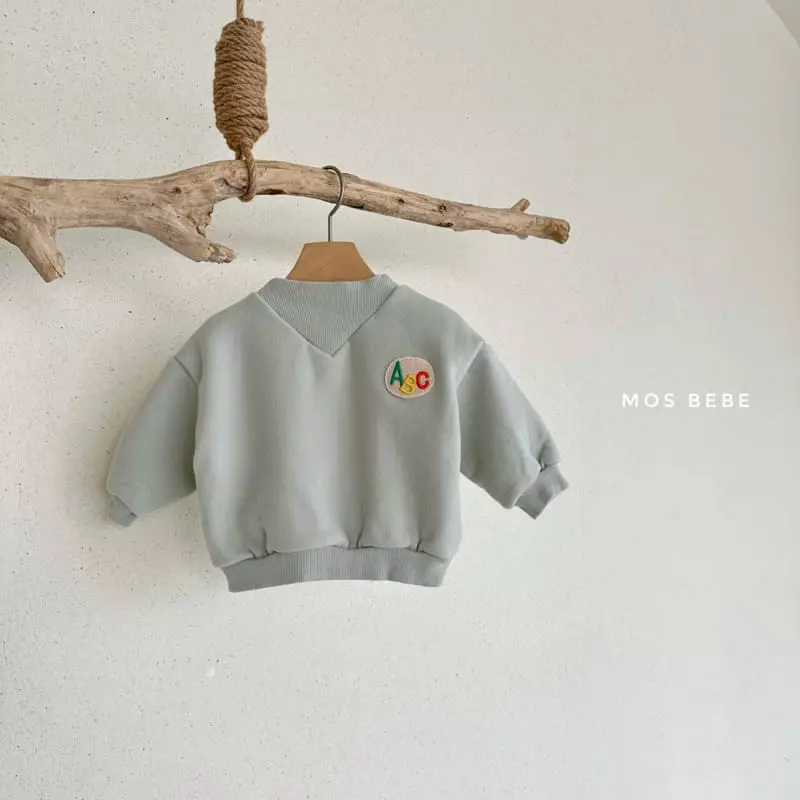 Mos Bebe - Korean Baby Fashion - #babylifestyle - Abc Half Turtleneck Sweatshirt - 11