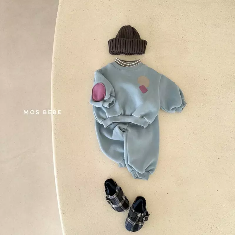 Mos Bebe - Korean Baby Fashion - #babylifestyle - Shape top Bottom Set - 9