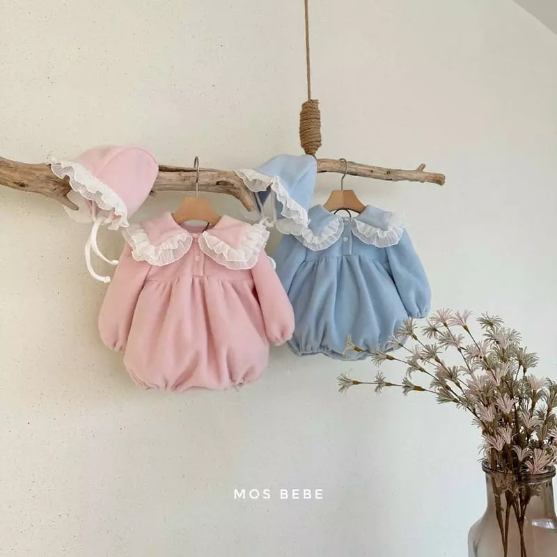 Mos Bebe - Korean Baby Fashion - #babylifestyle - Cotton Candy Frill Bodysuit - 7