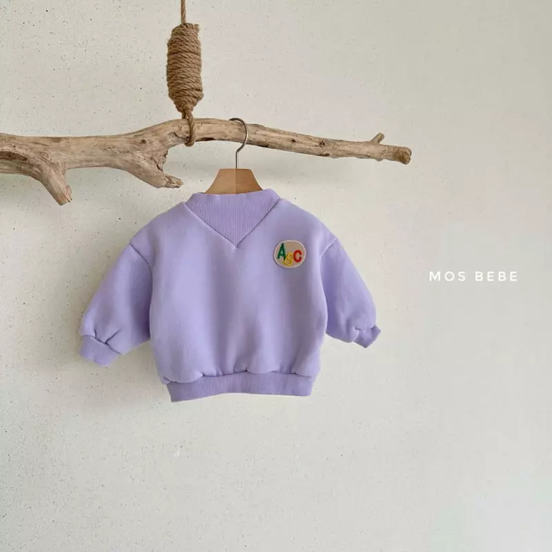Mos Bebe - Korean Baby Fashion - #babyoninstagram - Abc Half Turtleneck Sweatshirt - 12