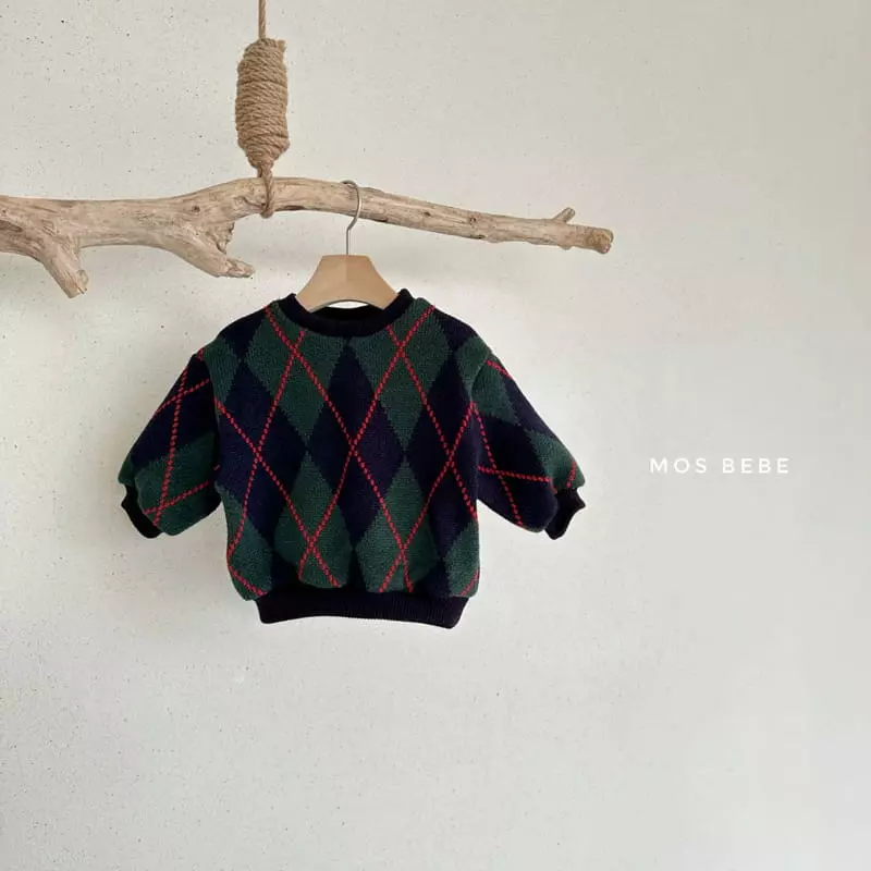 Mos Bebe - Korean Baby Fashion - #babyootd - Holly Knit Sweatshirt - 10