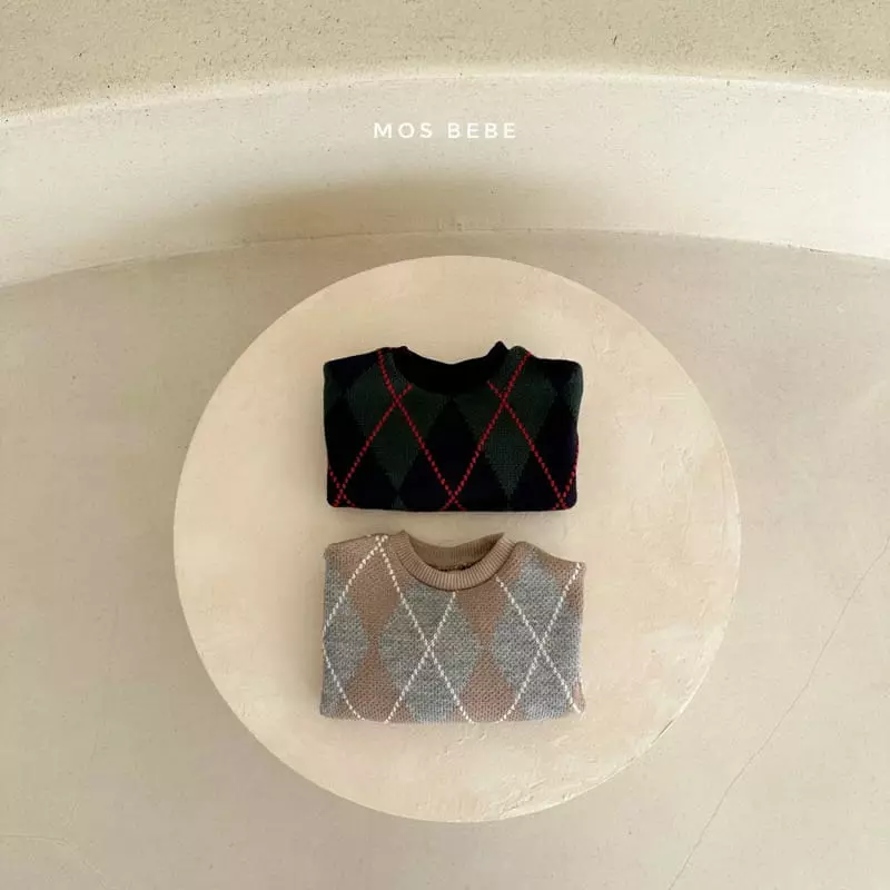 Mos Bebe - Korean Baby Fashion - #babyoutfit - Holly Knit Sweatshirt - 12