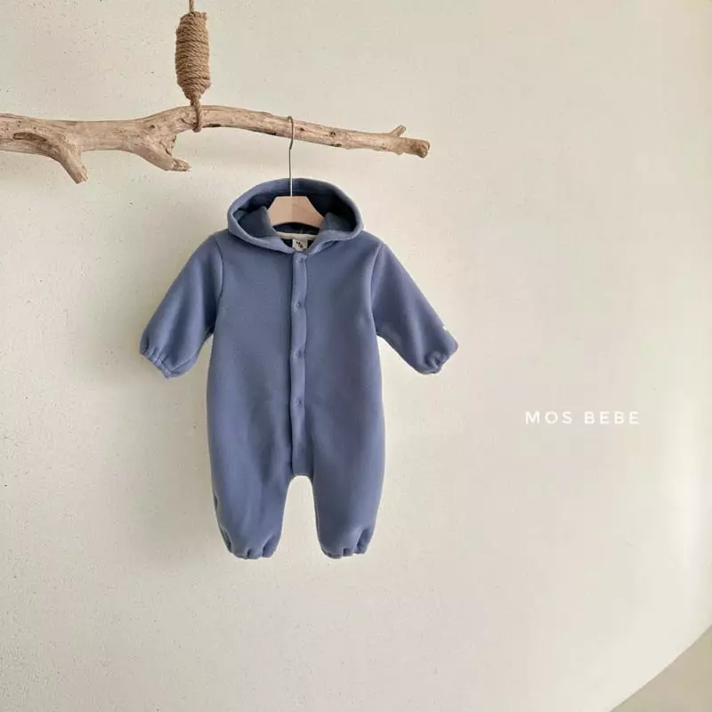 Mos Bebe - Korean Baby Fashion - #babywear - Grady hoody Bodysuit - 3